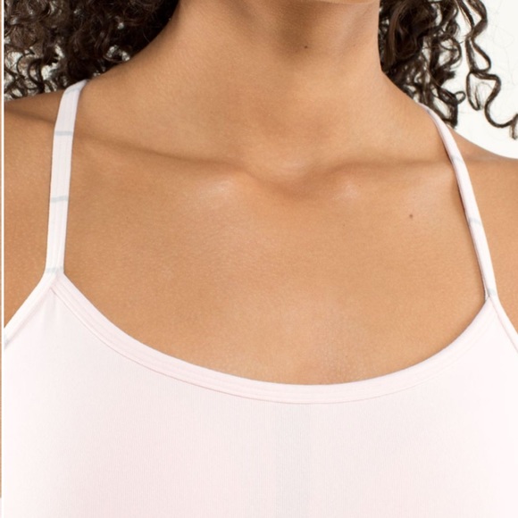 Lululemon Power Y tank Pretty Pink / Slalom Stripe Pretty Pink size 8 - Picture 8 of 9